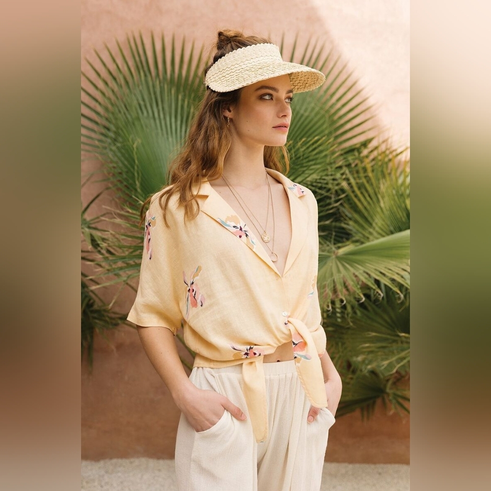EUC Rails Marley Linen Top